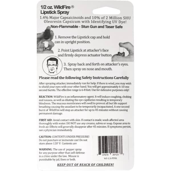 WildFire Lipstick Pepper Spray 1.4% MC - Image 8