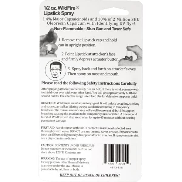 WildFire Lipstick Pepper Spray 1.4% MC - Image 12